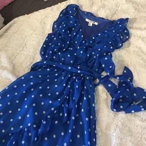 Blue Polka Dot Forever 21 Dress